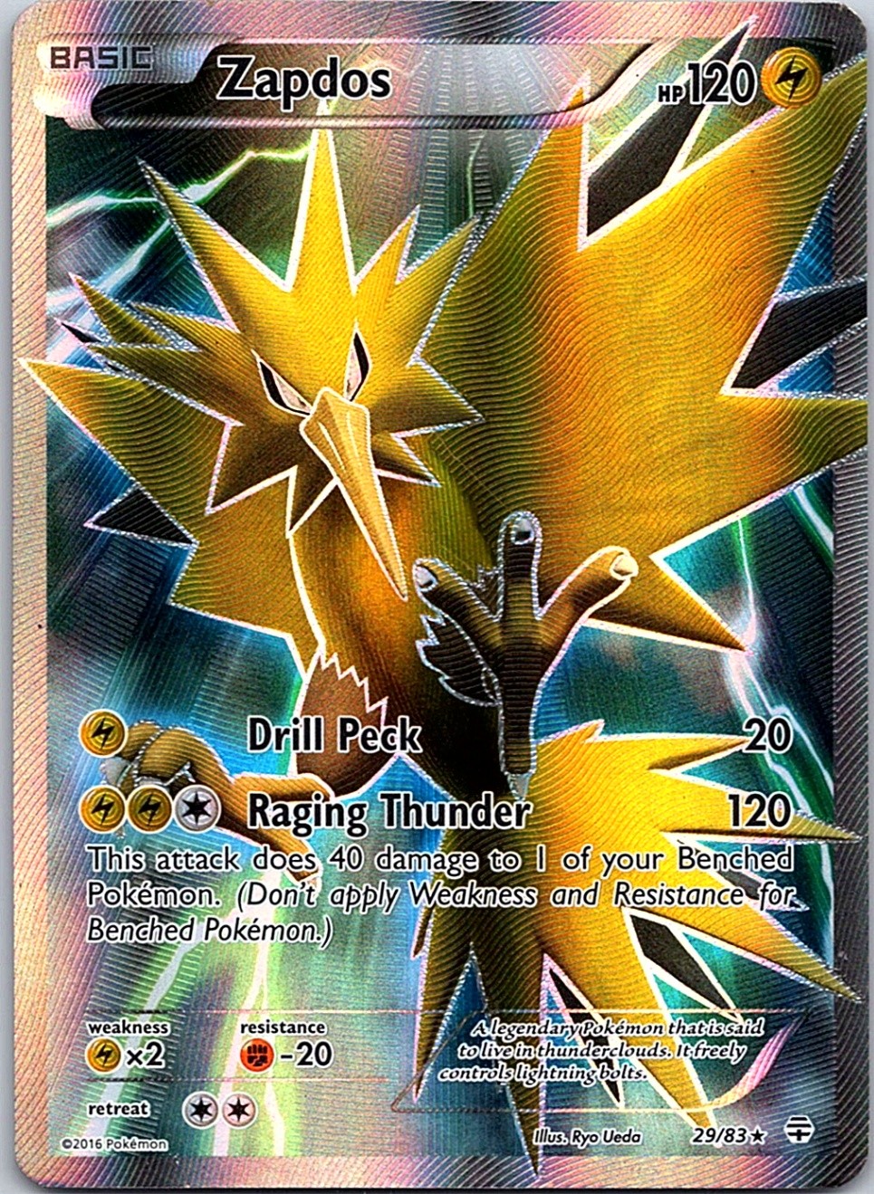 Zapdos 29/83 - Pokemon Generations - MP