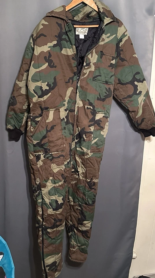 Rothco Camoflauge Coveralls Mens S Hunting Military style camo Poly cotton - Image 4 of 4