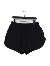 Arket Women's Shorts M Black 100% Cotton Sweat