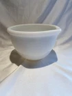 Vintage 1 Quart Mixing Bowl w Spout Thick White Milk Glass 4 Cup For Stand Mixer