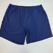 Rhone Versatility Shorts Mens Size Large Navy Blue 7  Unlined Performance Vented
