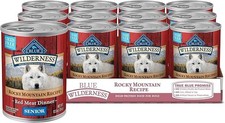 Blue Buffalo Wilderness Rocky Mountain Recipe Wet Dog Food Grain Free 12 pack
