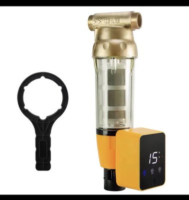iSpring WSP50ARB Spin Down Sediment Water Filter,Auto Flushing Module,100microns