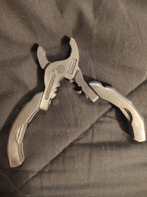 SWISS+TECH ST50016 Polished Stainless Steel 9-in-1 Micro Pocket Multitool