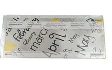 Creative Memories Calendar Months Sticker Pack 2 Jumbo Great Lengths Stickers