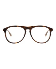 Chloé Womens Aviator Havana Brown Transparent Fashion Designer Eyewear