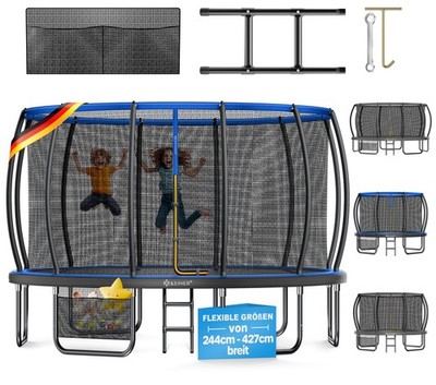 KESSER  Trampolin Outdoor Gartentrampolin für Kinder & Erwachsene GS-geprüft