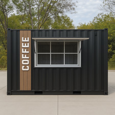 Coffee Shop 12 foot shipping container office