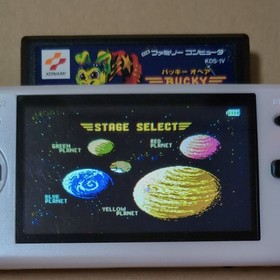 There is a box theory Bucky O'Hare Famicom retro game FC Konami KONAMI