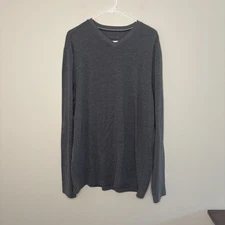 Original Weatherproof Vintage Men’s Long Sleeve Shirt XL Vneck Fall B5