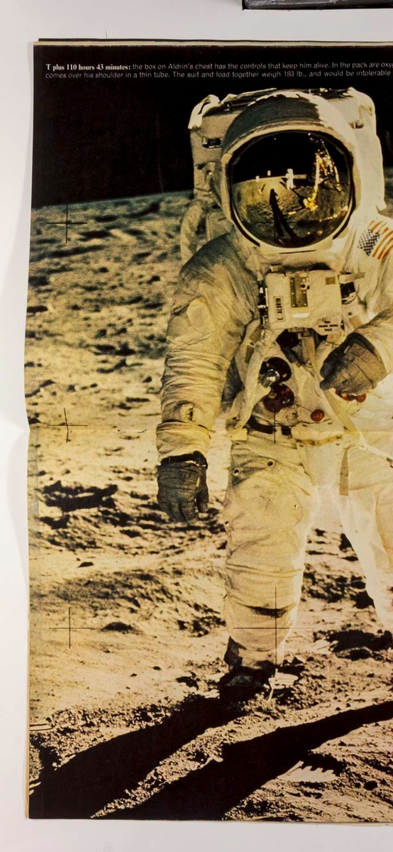 Buzz Aldrin MOON LANDING Space UK UNDAY TIMES magazine 10 August