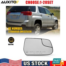 Fit 10-17 Chevy Equinox Right Passenger Side Mirror Glass Heated Blind Spot 1-5X