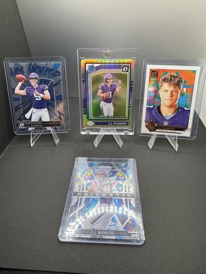 J.J. McCarthy Lot   Optic Silver Holo-Prizmatic-Gridiron-My House