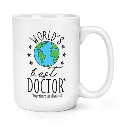 World's Best Doctor 15oz große Tasse Tasse - lustiges Geschenk Geschenk groß