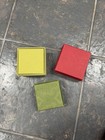 Gucci & Valentino Garavani Logo Jewelry Gift Boxes Lot of 3 Green/Red/Yellow — photo 2