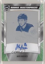 2019-20 Upper Deck Premier Acetate Rookie Patch 1/1 Jack Hughes Auto a2v