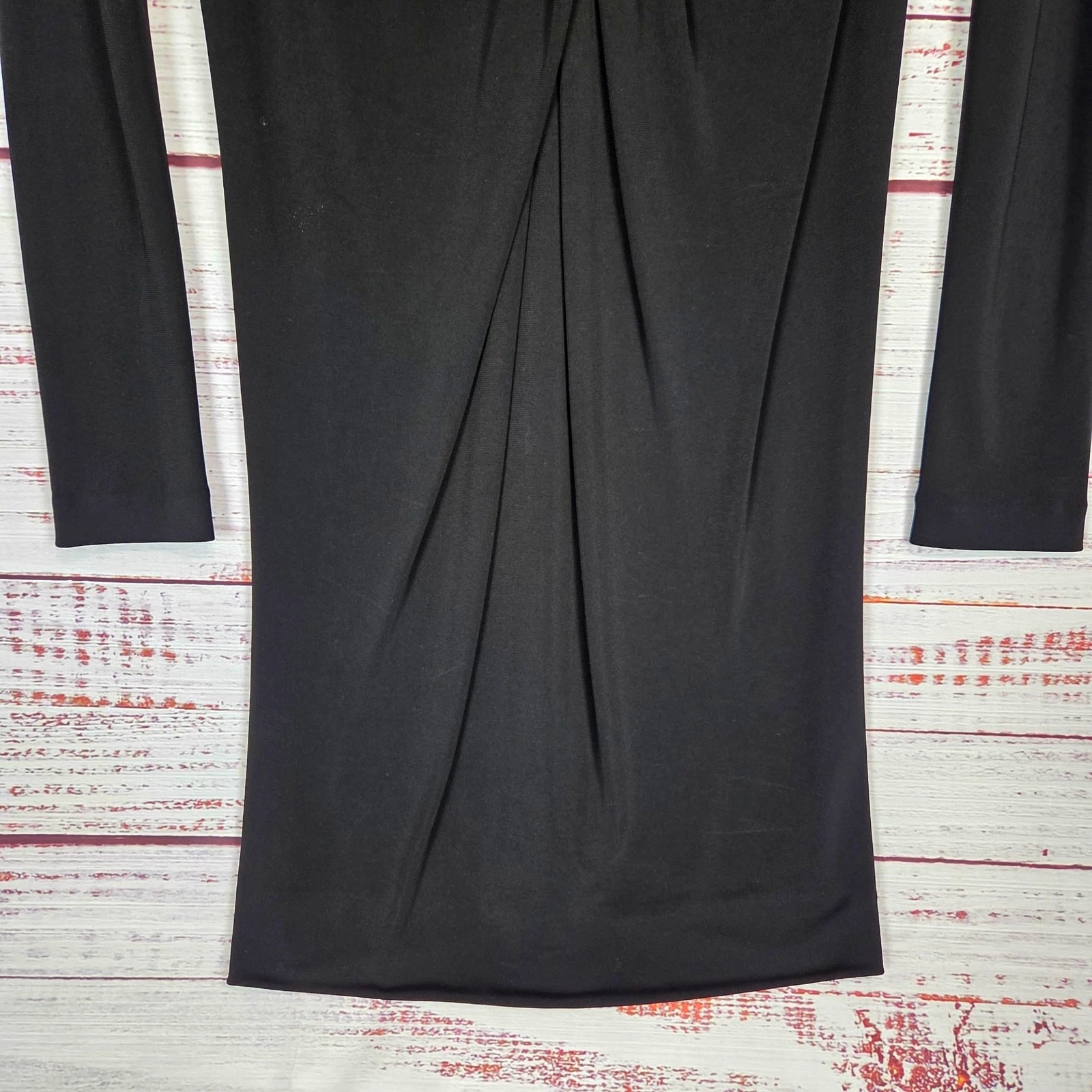 Abito Alexander Wang nero spalle scoperte taglia 4 setoso modellante glam lux party