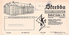 Skrebba Büromaschinen-Fabrik - Lahr - 1941 - Historisches Schriftstück ~21x11cm
