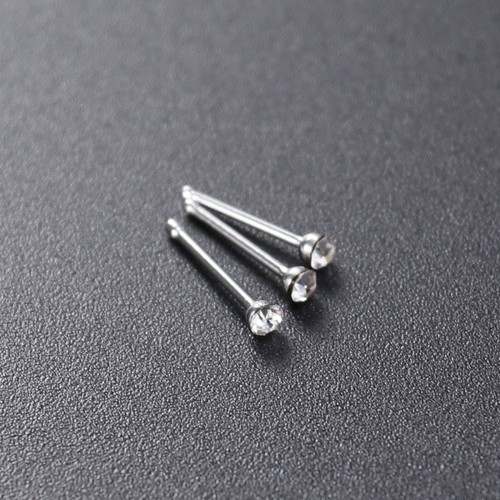 60 Stück Edelstahl Nasenstecker Ringe Schraubstecker Piercing Schmuck - Bild 9 von 11