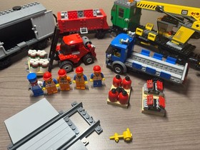 LEGO CITY: Cargo Train Deluxe (7898) Used Incomplete Read Description