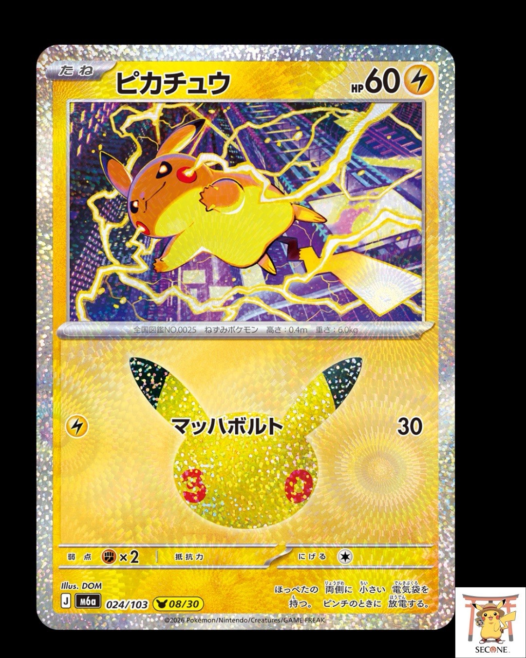 PSL 30th Celebration Pikachu Complete Set Of 30 Pokemon Card Japanese NM view 5