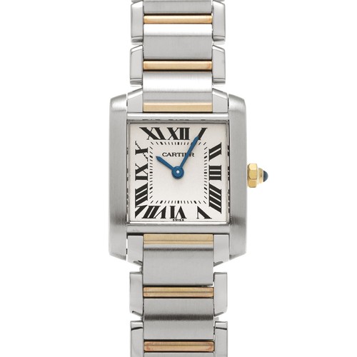 CARTIER Tank Francaise SM W51007Q4 Silver WATCH 733017