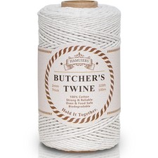 Butchers Twine for Cooking, Baking  Crafts - Food Safe Kitchen Twine for Tyi...