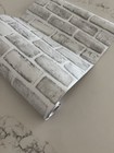 Faux White Brick Peel N Stick Wallpaper - 16’x18”