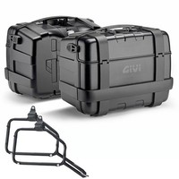 Givi TRK46BB Seitentaschen Mit Rahmen FüR Honda XL 125 Varadero 2011 + PL202