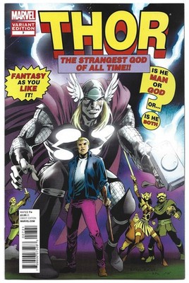Mighty Thor #7 1:50 Alan Davis Marvel 50th Anniversary Variant 2011 VF/NM
