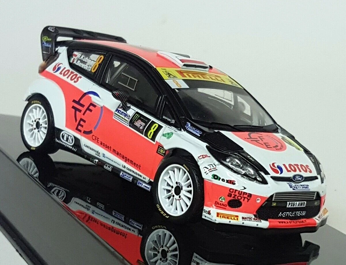Modèle Réduit 1:43 IXO Ford Fiesta RS WRC #11 Rally Sardaigne 2013 (Neuville) - Neuf