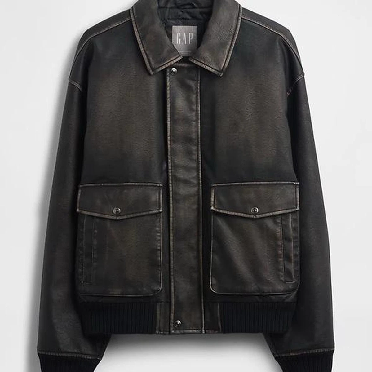Gap Zip Leather Outer Shell Coats, Jackets & Vests for Men for