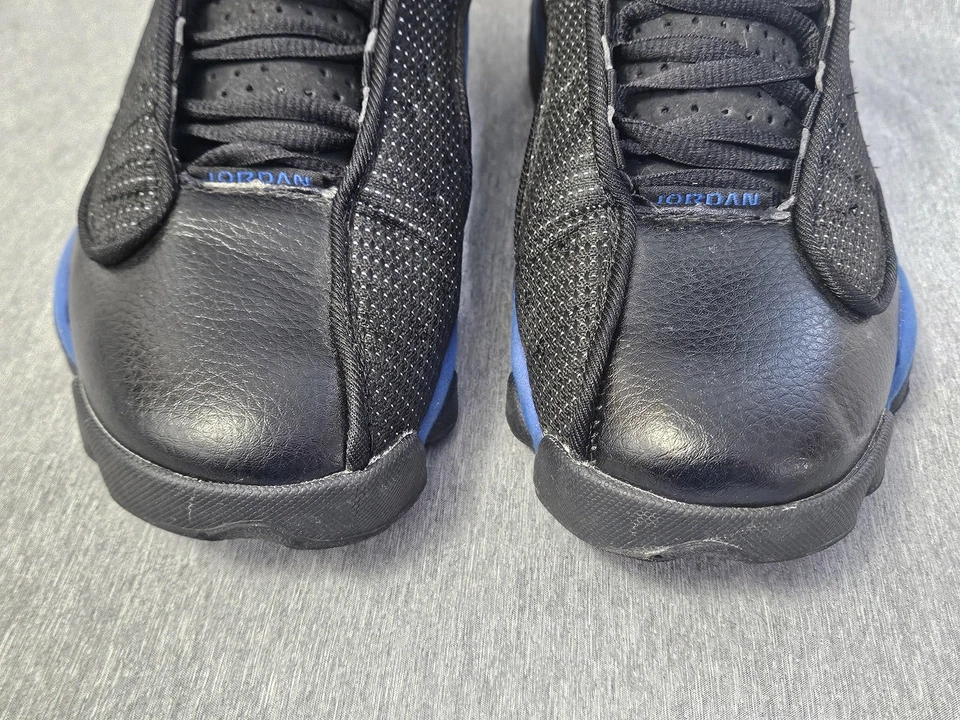 耐克 Air Jordan 13 复古鞋 9.5 码黑色蓝色篮球 310004-004 — 第 4/4 张图片