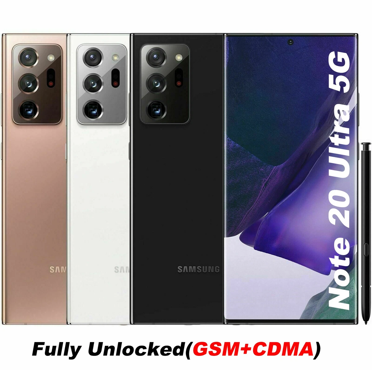 Samsung Galaxy Note20 Ultra 5G Unlocked Cell Phones & Smartphones