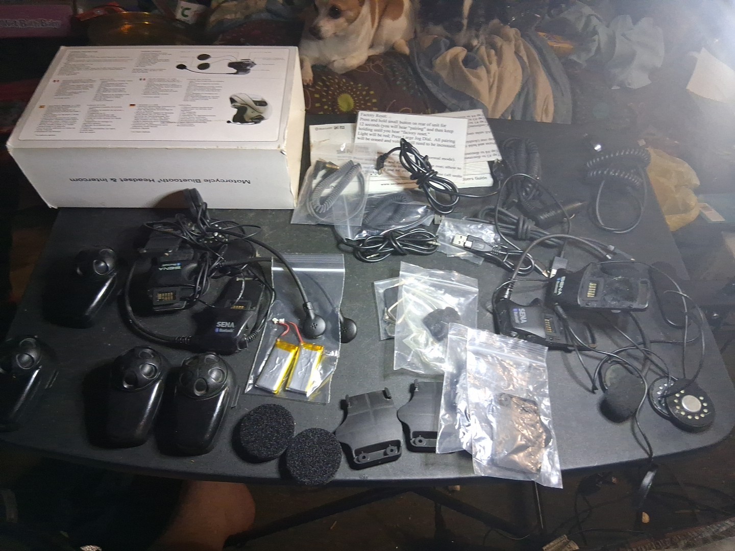 Sena SMH10 Motorcycle Bluetooth Headset Etc Voxed Used Read 