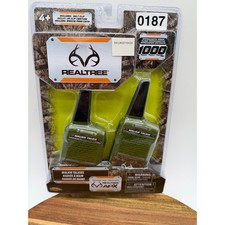 Realtree APX Walkie Talkies 1000 Foot Range Kids Camo Outdoor 2 Pack New 0187