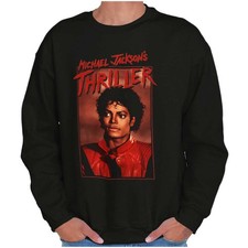 Michael Jackson Thriller King of Pop Star Womens or Mens Crewneck Sweatshirt