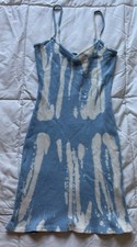 Women’s Ribbed Bodycon Tie Dye Dress - Womens L