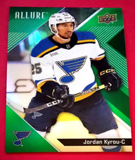 2024-25 JORDAN KYROU 56/99 Green Rainbow St Louis Blues #76 UD Allure