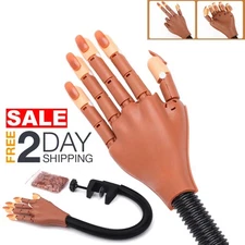 Mano Para Practicar Uñas Acrílicas En Escritorio Mesa Con 100 Puntas De Repuesto