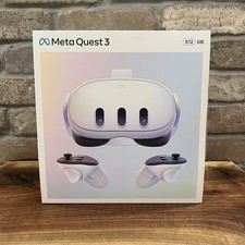 Meta Quest 3 512GB Virtual Reality Gaming Headset Controllers Complete In Box