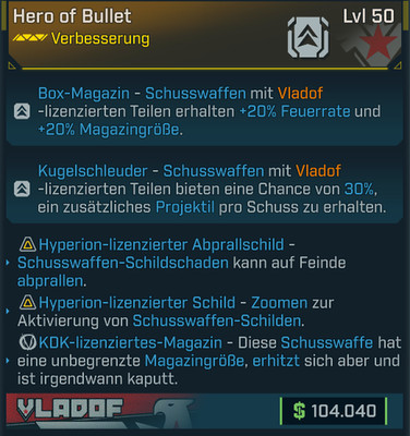 (PC,Xbox,PS) Borderlands 4 - modded hero of bullet