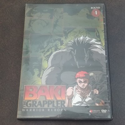 Baki The Grappler Round 1 DVD - English Funimation Fighting Anime *GOOD DISC!*