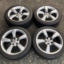 Jdm Fairlady Z Nissan Genuine 18-inch Aluminum Wheels And Tires 4-book No Tires