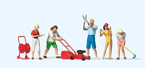 Preiser 9464 H0 figuras jardinero aficionado 1:87 en embalaje original | Condition: Neu