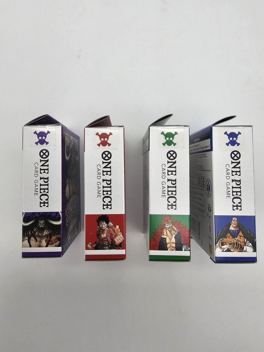 One Piece TCG - 1st Edition - Super Pre-Release Starter Deck Set