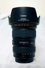 Canon EF 16-35mm f2.8 L USM Macro Zoom Lens, Hood, Ex
