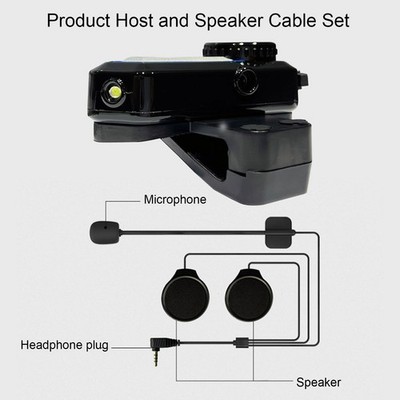 Bluetooth-Helm-Headset Wasserdicht Freisprechfunktion Kabelloser Motorr Xm1N