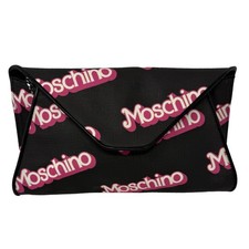Moschino Pink  Black Barbie Shoulder Bag / Clutch