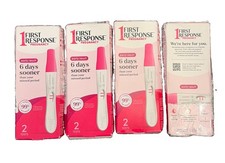 4 Pack First Response Pregnancy Test Rapid Result 2 TEST Each Box EXP 2027